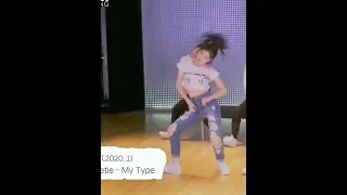 Asa from babymonster dancing to my type by saweetie (monthly evaluation)