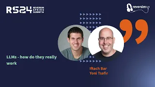 LLMs - how do they really work? / אני רק מודל שפה / Iftach Bar and Yoni Tsafir