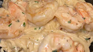 How To Make Shrimp Alfredo Pasta | Easy Quick Pasta  #subscribe #fyp  #shorts #food #youtube