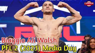 Biaggio Ali Walsh Media Day | 2023 PFL 2