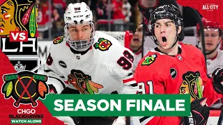 Connor Bedard, Frank Nazar & Chicago Blackhawks wrap up season in LA | CHGO Blackhawks WATCH ALONG