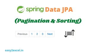 Pagination and Sorting using Spring Data JPA