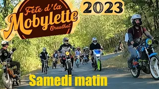 Graulhet fête de la mobylette 2023 samedi matin
