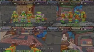 Minecraft PS5 Teenage Mutant Ninja Turtles DLC 4-Player Co-Op Gameplay