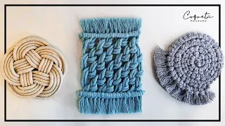 3 Innovative IDEAS to Create Original Macrame COASTERS