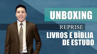 Bíblia de estudo e livros (UNBOXING)