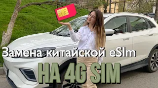 Replacing eSIM with 4G in Weltmeister EX5 Z electric car