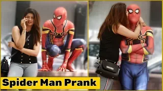 Spider Man Flirting with Cute Girls Prank | The HunGama Films