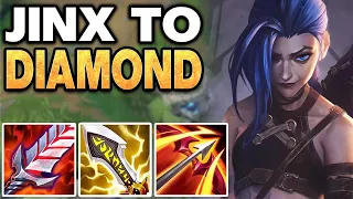 How to play Jinx in Plat - Jinx Unranked to Diamond #7 | League of Legends