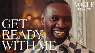 Omar Sy gets ready for the Louis Vuitton show by Pharrell Williams in Paris | Vogue France