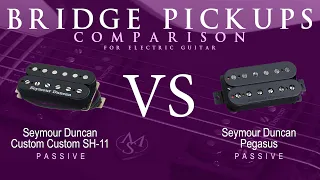 Seymour Duncan CUSTOM CUSTOM SH-11 vs PEGASUS - Passive Bridge Pickup Guitar Tone Comparison Demo