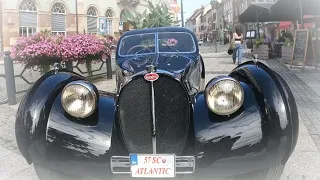 Bugatti 57SC Atlantic  (R) Drive & Sound & Engine & Interior @ Bugatti Festival in Molsheim 2023
