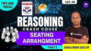 Reasoning | Seating Arrangement -03 | HPCL | GATE | ESE | HAL | AFCAT | Campus Placement
