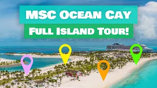 MSC Ocean Cay Full Island Tour 2023!