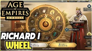 Age of Empires mobile - Richard 1 wheel | legendary Advent Spins