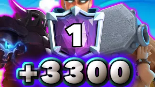 🏆+3300 with PEKKA Bridge Spam Go top1😉-Clash Royale