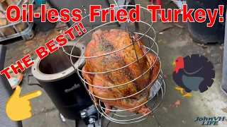 THE BEST FRIED TURKEY, OIL-LESS! Big Easy Oil less Turkey Fryer HOW TO! @charbroil #turkey #oilless