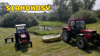 Sianokosy 2021 ☆ I pokos z nowymi nabytkami ☆ Case 956, Renault 75.14 & Ursus  #52