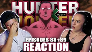 THE THIRD KING'S GUARD! Hunter x Hunter Episodes 88-89 REACTION!