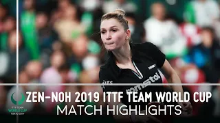 Kasumi Ishikawa vs Daniela Monteiro Dodean | ZEN-NOH 2019 Team World Cup Highlights (1/4)