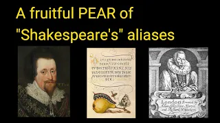 A fruitful PEAR of "Shakespeare's" aliases (WS59)
