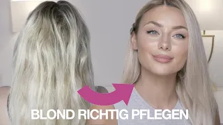 Blondierte Haare pflegen - die besten Tipps und Tricks