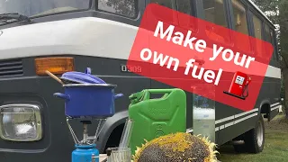 How to make your own fuel - Mercedes Benz 508 - Stories - DüDo - Model O309 - DIY - Vanlife