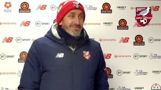 POST MATCH INTERVIEW - JONO GREENING vs Brackley 31/01/23