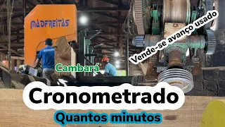 Quantos minutos para Serrar uma Tora? Cronometramos