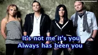 Skillet - It's Not Me It's You (Lyrics On Screen Video HD)