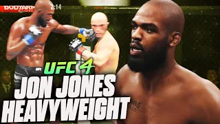 UFC 4 Career Mode #1: Jon Jones First Heavyweight Fight!