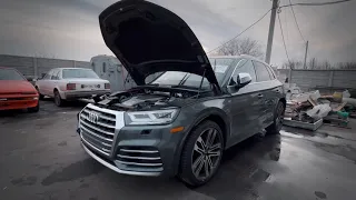 Восстановление Audi SQ5 из Америки 🇺🇸