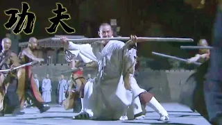 Full Movie! Top 10 evil monks are skilled, yet abbot's skill prevails, defeating all with one move.