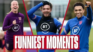 Nutmegs, Bloopers & Fails 🤣 | Funniest Moments From Inside Access In 2020 | England