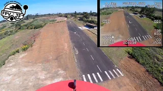 FPV Skyhunter, 1º voo narrado, foi realizado no Clube de aeromodelismo Francano CAF em Franca.