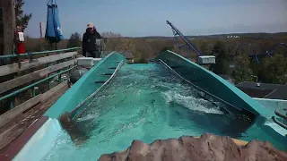 Saw Mill Plunge 4K POV Lake Compounce April 2024