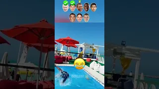 Funny Bicycle Kick in Pool 😂⚽ #soccer #ronaldo #mbappe #haaland #neymar #ishowspped #trending #funny