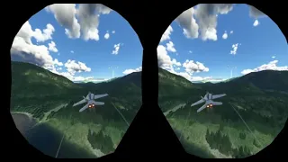 友達からにゃんこがVRでMicrosoft Flight Simulatorを遊ぶ様子を見たいと言われいていますが、お見せ出来ない理由がVR空間で自分には正常でもOBSでは二つに分かれてしまうのです。