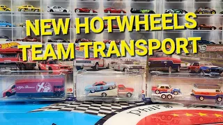 opening new hotwheels team transport