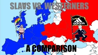 Slavs Vs. Westerners [Cheeki Breeki Comparison]