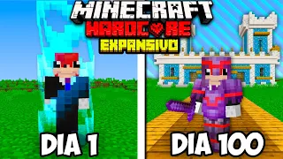 SOBREVIVÍ 100 DÍAS MINECRAFT HARDCORE en un BORDE 1x1