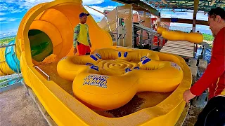The Twista Water Slide at SplashMania WaterPark, Malaysia