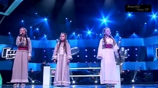 Daria/Olga/Arina.'Ночка луговая'.The Voice Kids Russia.