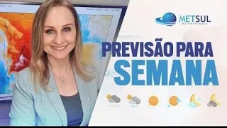 05/02/2023 - Previsão do tempo para a semana | METSUL