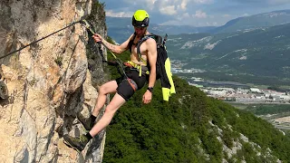 Ferrata Monte Albano  → Full Video , Klettersteig, Gardasee