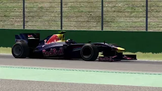 Assetto Corsa F1 2009 Red Bull RB5 (S. Vettel) at Spa-Francorchamps hotlap