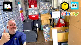 VLOG97 - Lego Bulk Sort, Unusual Unboxing, Finding Lego Treasure for Bricklink.