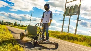 I Built a Homemade Go-Kart from Trash