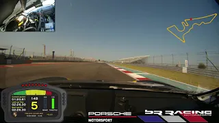 Qualifying lap at COTA in Porsche 718 GT4 Clubsport MR