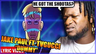 Jake Paul - DUMMY ft. TVGUCCI (Official Lyric Video) REACTION